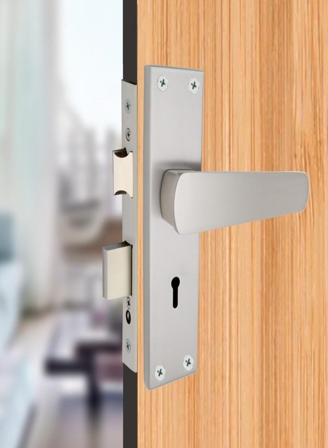Harrison Door Locks for Main Door, Door Lock for Bedroom, Mortise Door Lock Set, Mortise Door Handle, Door Locks Handlesets with 3 Key | SS Matt Finish | 23601 | for Office/Hotel/Home - Image 1